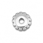 Roestvrij stalen (RVS) Stainless steel kralen spacer 7mm Silver
