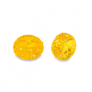 Resin kralen rondellen 6mm Orange