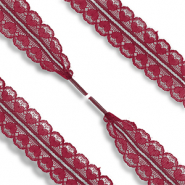 Trendy veters kant met hart Red