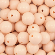 18 mm DQ acryl kralen Nude peach
