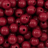 10 mm DQ acryl kralen Wine red