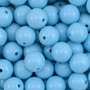 14 mm DQ acryl kralen Blue