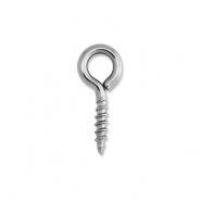 Roestvrij stalen (RVS) Stainless steel onderdelen schroefoogjes Silver