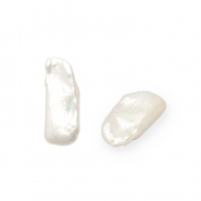 BQ Zoetwaterparels Natural white