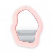 Statement hangers spiegel Light apricot pink