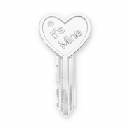 Statement hangers sleutel hart "It's mine" Silver