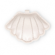 Statement hangers schelp Ivory white