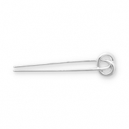 Haaraccessoires Franse haarspeld knoop Silver