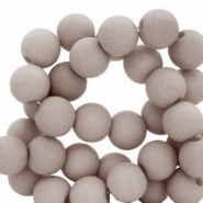 6 mm acryl kralen Shoreline grey