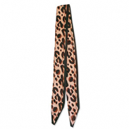 Bandana sjaal met luipaardprint Light brown-brown-black