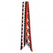 Bandana sjaal met vogels Multicolour