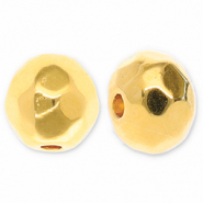 Kralen DQ metaal facet geslepen 6mm Goud (nikkelvrij)