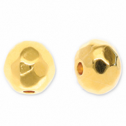 Kralen DQ metaal facet geslepen 4mm Goud (nikkelvrij)