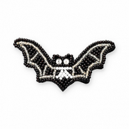 Broches vleermuis Black