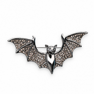 Broches vleermuis Grey