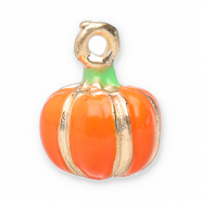 Bedels metaal pompoen Orange-gold