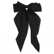 Haaraccessoires haarspeld met strik Black