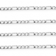 Aluminium onderdelen jasseron figaro schakel Silver