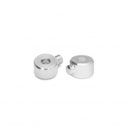 Onderdelen DQ Eco-brass&reg; metaal knijpkraal tube Antiek zilver (nikkelvrij)