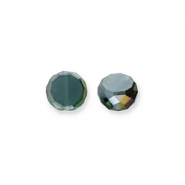 Top Facet kralen Dark green-AB coating