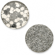 12 mm platte cabochon Polaris Elements Helios Beige