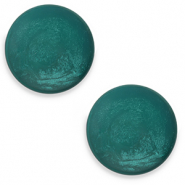 7 mm classic cabochon Polaris Elements Jais Dark green