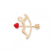 Bedels metaal pijl en boog Gold-red