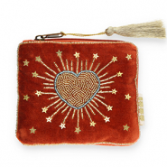 BY31® Etui hart met sterren Rust red-gold-blue