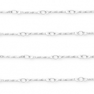 Roestvrij stalen (RVS) Stainless steel onderdelen jasseron staaf Silver