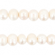 BQ Zoetwaterparels rond 5-6mm Ivory