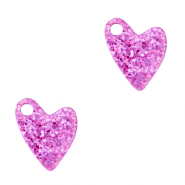 Plexx bedels heart glitter Pink