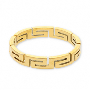 Roestvrij stalen (RVS) Stainless steel ringen Gold