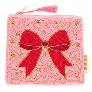 BY31® Etui strik Light pink-red-gold