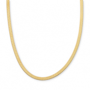 BY31&reg; Roestvrij stalen (RVS) Stainless steel kettingen snake Gold