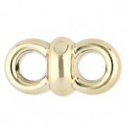 Acrylic chain tussenstuk Gold
