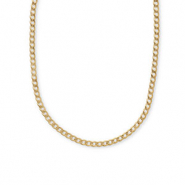 Roestvrij stalen (RVS) Stainless steel schakelkettingen Gold