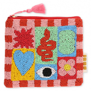 BY31® Etui collage Red-light pink-multicolour