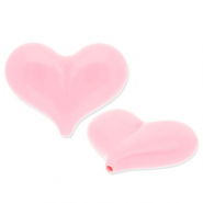 Acryl kralen hart Pink