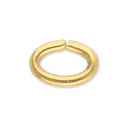 Roestvrij stalen (RVS) stainless steel onderdelen buigring ovaal Gold