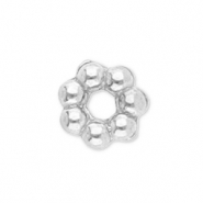 Roestvrij stalen (RVS) Stainless steel kralen spacer Bali ring 3mm Silver