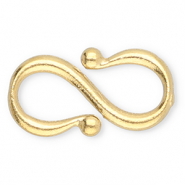 Roestvrij stalen (RVS) Stainless steel onderdelen S-haak sluiting Gold