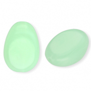 Acryl kralen ovaal Mint green-marble