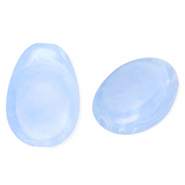 Acryl kralen ovaal Blue-marble