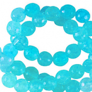 6mm natuursteen kralen Aquamarine blue