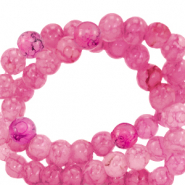 8 mm glaskralen gemêleerd Purple