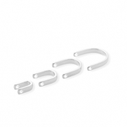 Bedels DQ® metaal boog set van 4 Antiek zilver (nikkelvrij)