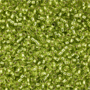 Miyuki rocailles 11/0 Chartreuse Silver Lined 11-0014