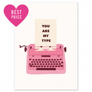 BY31® Sieraden kaartjes "You are my type" White-dark pink-dark brown-beige