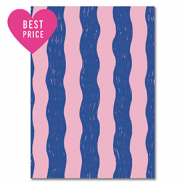BY31&reg; Sieraden kaartjes golven Blue-light pink