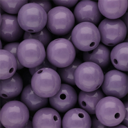 14 mm DQ acryl kralen shiny Purple haze 18-3718 TCX